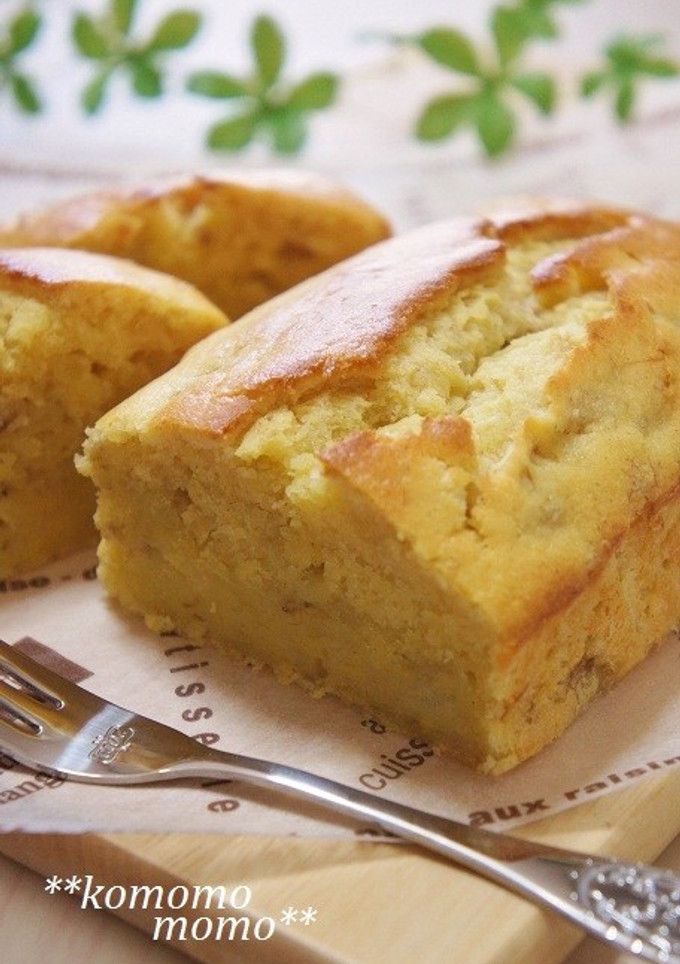 ♥しっとり美味♥ ヨーグルトバナナケーキ-レシピのメイン写真