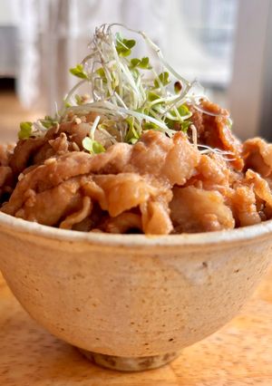 豚こまで簡単！豚丼-レシピのメイン写真