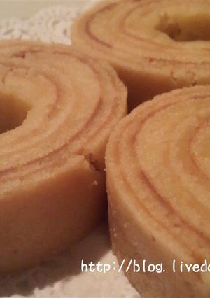 ホットケーキミックスでバウムロール！-レシピのメイン写真