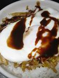 簡単朝ごはん:目玉焼き丼-レシピのメイン写真
