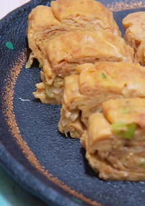 おツナそぼろと炒めネギのうま玉焼き!-レシピのメイン写真
