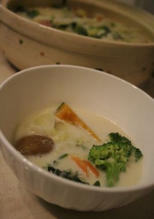 お野菜たっぷり✿栄養満点✿ミルク鍋。-レシピのメイン写真