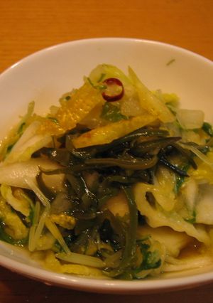 鍋の余った野菜で箸休め-レシピのメイン写真