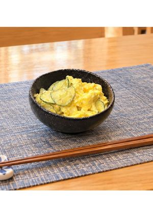 玉子ときゅうりのごま味噌和え★動画あり★-レシピのメイン写真