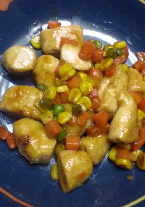 鶏ささみとミックスベジのバター醤油炒め-レシピのメイン写真