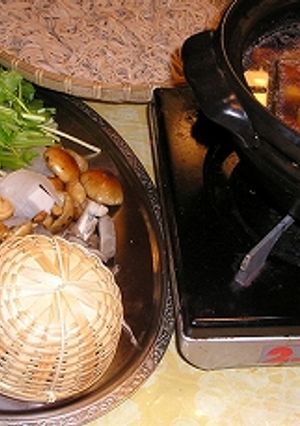 信州の冬を温める 投げ込み蕎麦 鍋-レシピのメイン写真