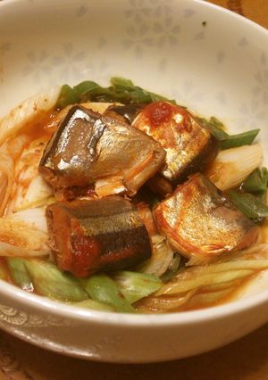 缶詰とネギ-レシピのメイン写真