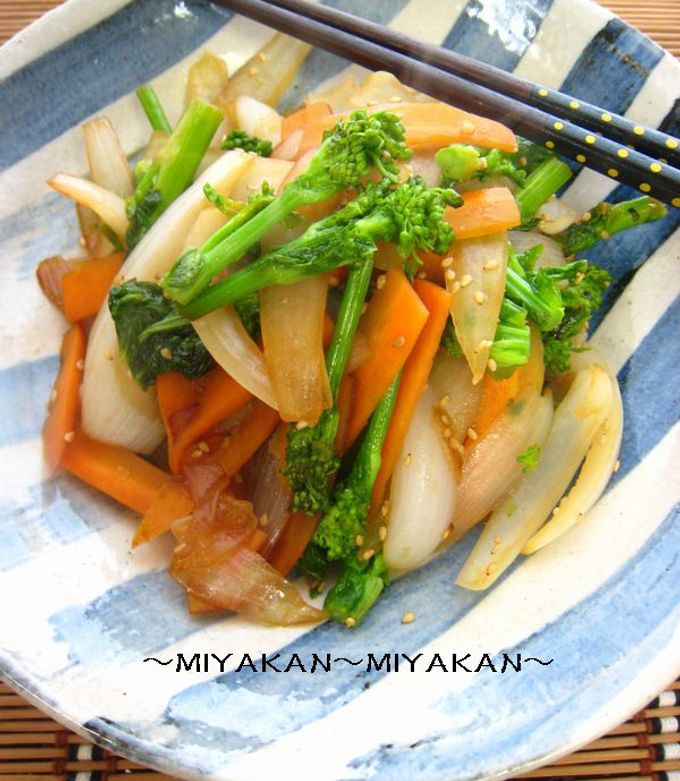 春の3色彩り野菜炒め by MIYA缶 【クックパッド】 簡単おいしい