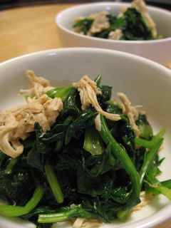 ほうれん草と鶏肉の和え物✿✿-レシピのメイン写真