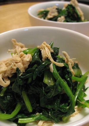 ほうれん草と鶏肉の和え物✿✿-レシピのメイン写真