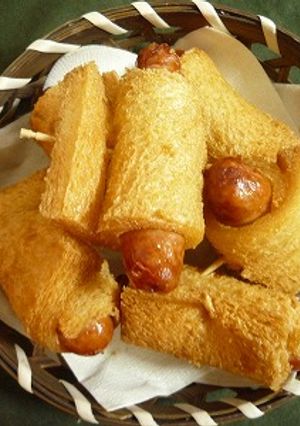 ウインナー巻き揚げパン-レシピのメイン写真