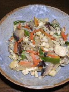 豆腐のきんぴら(炒り豆腐)-レシピのメイン写真