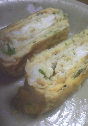 とろける＊ねぎチーズ卵焼き-レシピのメイン写真