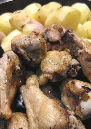 X’マス♪じゃが＆手羽元のオーブン焼き-レシピのメイン写真