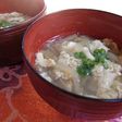 茄子と玉子のお吸い物
