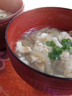 茄子と玉子のお吸い物-レシピのメイン写真