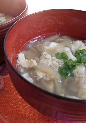 茄子と玉子のお吸い物-レシピのメイン写真