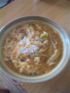 簡単だ〜キムチうどん-レシピのメイン写真