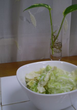 キャベツとチーズとポテチのサラダ-レシピのメイン写真