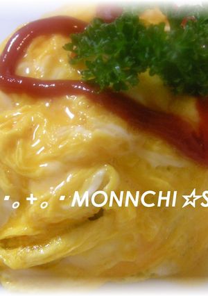 簡単！コーンライスのオムライス☆-レシピのメイン写真