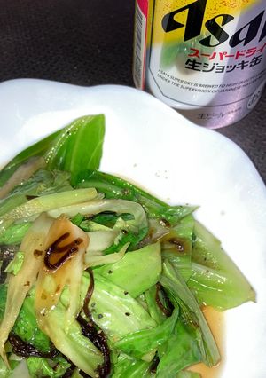 塩昆布のキャベツ炒め-レシピのメイン写真