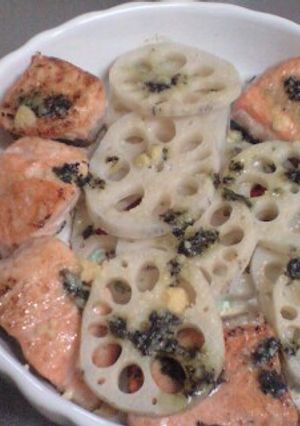 鮭とレンコンのチーズ焼き-レシピのメイン写真