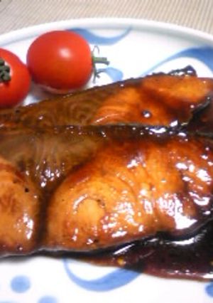ブリの照り焼き~赤ワインで~-レシピのメイン写真