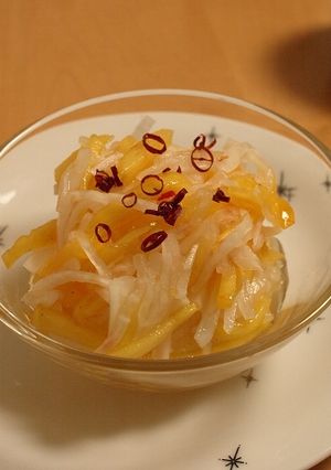 エスニック風柿なます-レシピのメイン写真