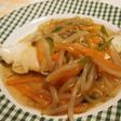 電子レンジで簡単♪白身魚の野菜あんかけ