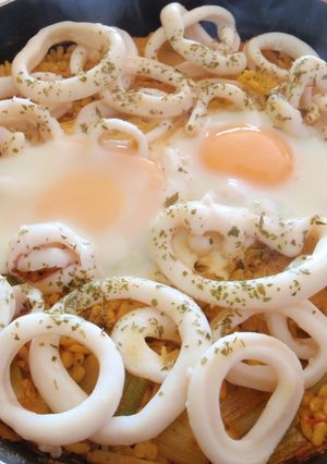 イカのサフランリゾット♪-レシピのメイン写真