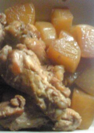 甘酢生姜漬けで★大根と鶏肉の煮物-レシピのメイン写真