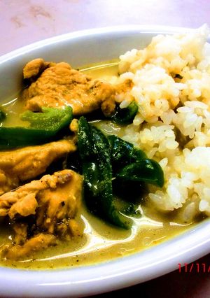 手軽なグリーンカレー-レシピのメイン写真