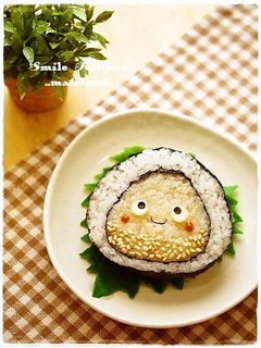 栗くん海苔巻き*キャラ弁-レシピのメイン写真