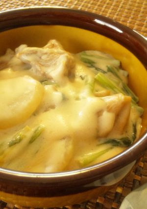 かぶと鶏の和しょうゆグラタン-レシピのメイン写真