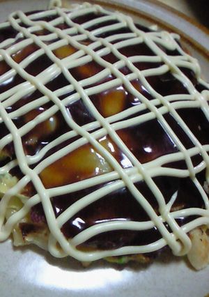 角切りキャベツでシャキシャキお好み焼き☆-レシピのメイン写真