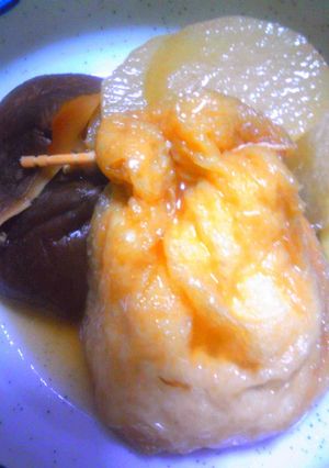 豆腐白玉団子deもち巾着-レシピのメイン写真