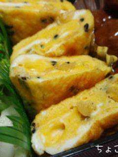 ごまと天かすの卵焼き-レシピのメイン写真
