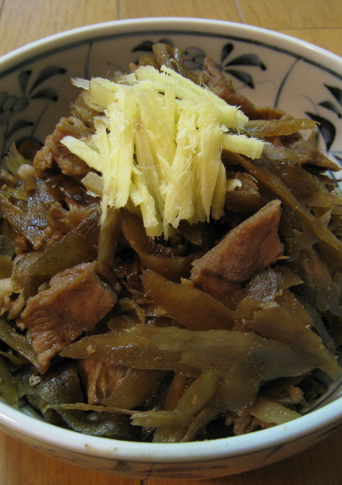 豚こま肉とごぼうの簡単しぐれ煮-レシピのメイン写真