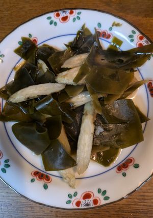 ゴボウと昆布の煮物-レシピのメイン写真