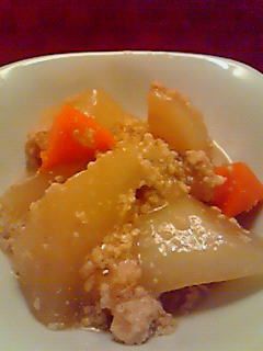 美味しい♪大根と鳥挽肉のあんかけ☆-レシピのメイン写真