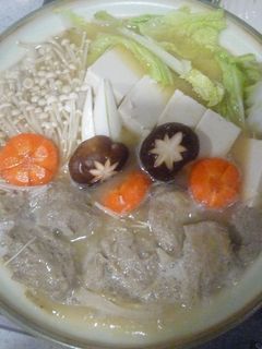鰯のつみれ鍋(味噌味)-レシピのメイン写真