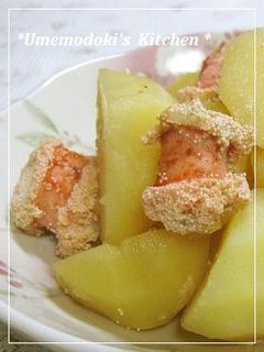 ジャガイモと辛子明太子の簡単煮-レシピのメイン写真
