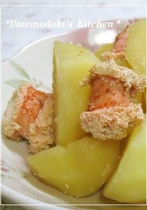 ジャガイモと辛子明太子の簡単煮-レシピのメイン写真