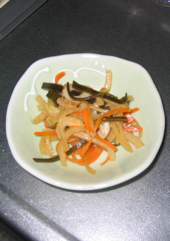 大根の皮と昆布のきんぴら-レシピのメイン写真