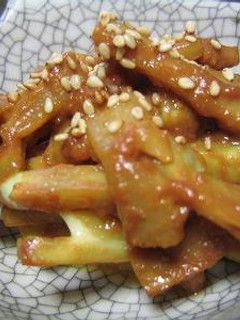 ブロッコリーの芯の味噌和え-レシピのメイン写真