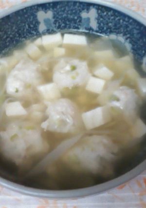 あったか鶏肉団子スープ-レシピのメイン写真