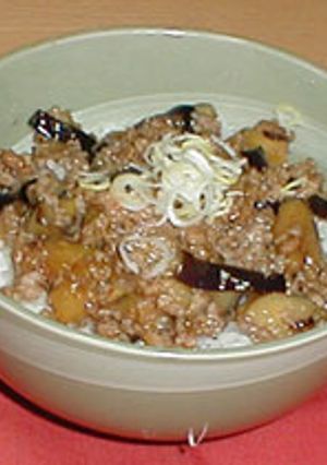 茄子とひき肉のらくちん丼-レシピのメイン写真