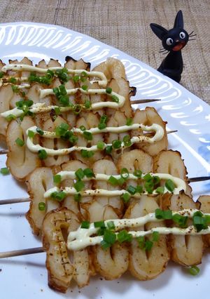 竹輪で♪なんちゃって焼き鳥風♪-レシピのメイン写真