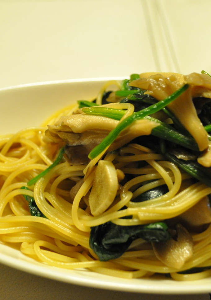ほうれん草と舞茸の☆簡単☆和風パスタ-レシピのメイン写真