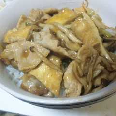 きのこのあんかけ丼-レシピのメイン写真